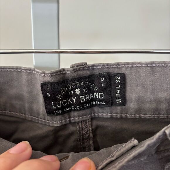 LUCKY BRAND black label size 34x32 Men's Gray-brown Jeans - Picture 2 of 8